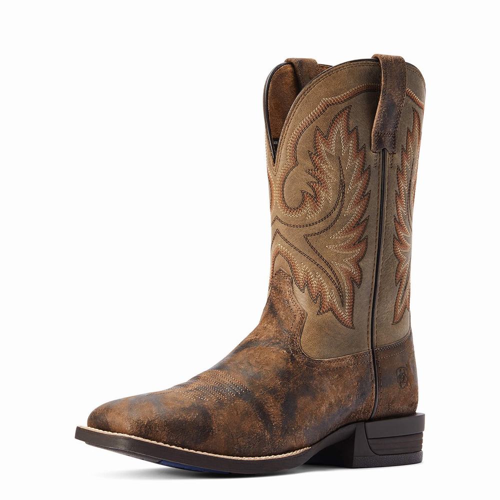 Stivali Western Ariat Wilder Uomo Grigie | IT235HMBQ