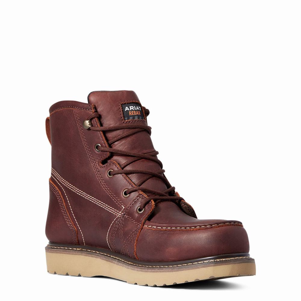 Stivali da Lavoro Ariat Rebar Wedge Moc Punta 6