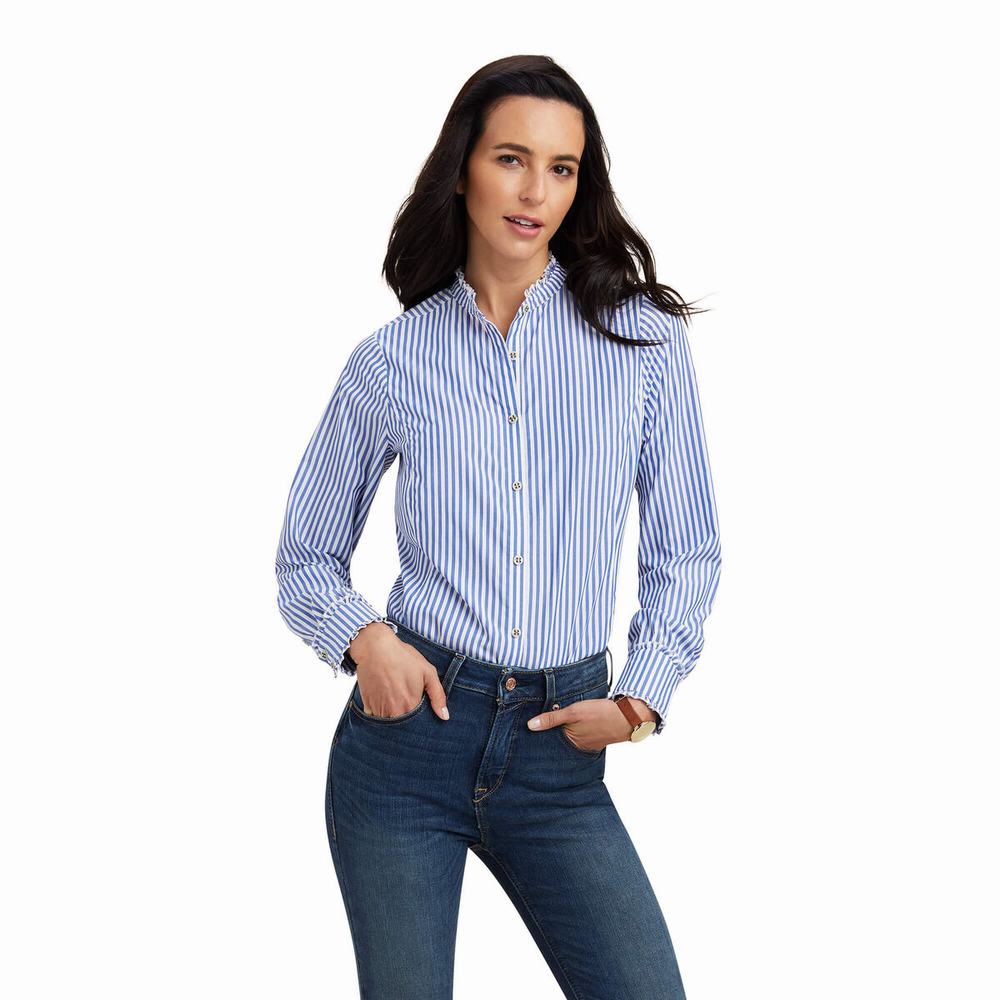 Top Ariat Clarion Donna Blu | IT641HWVN