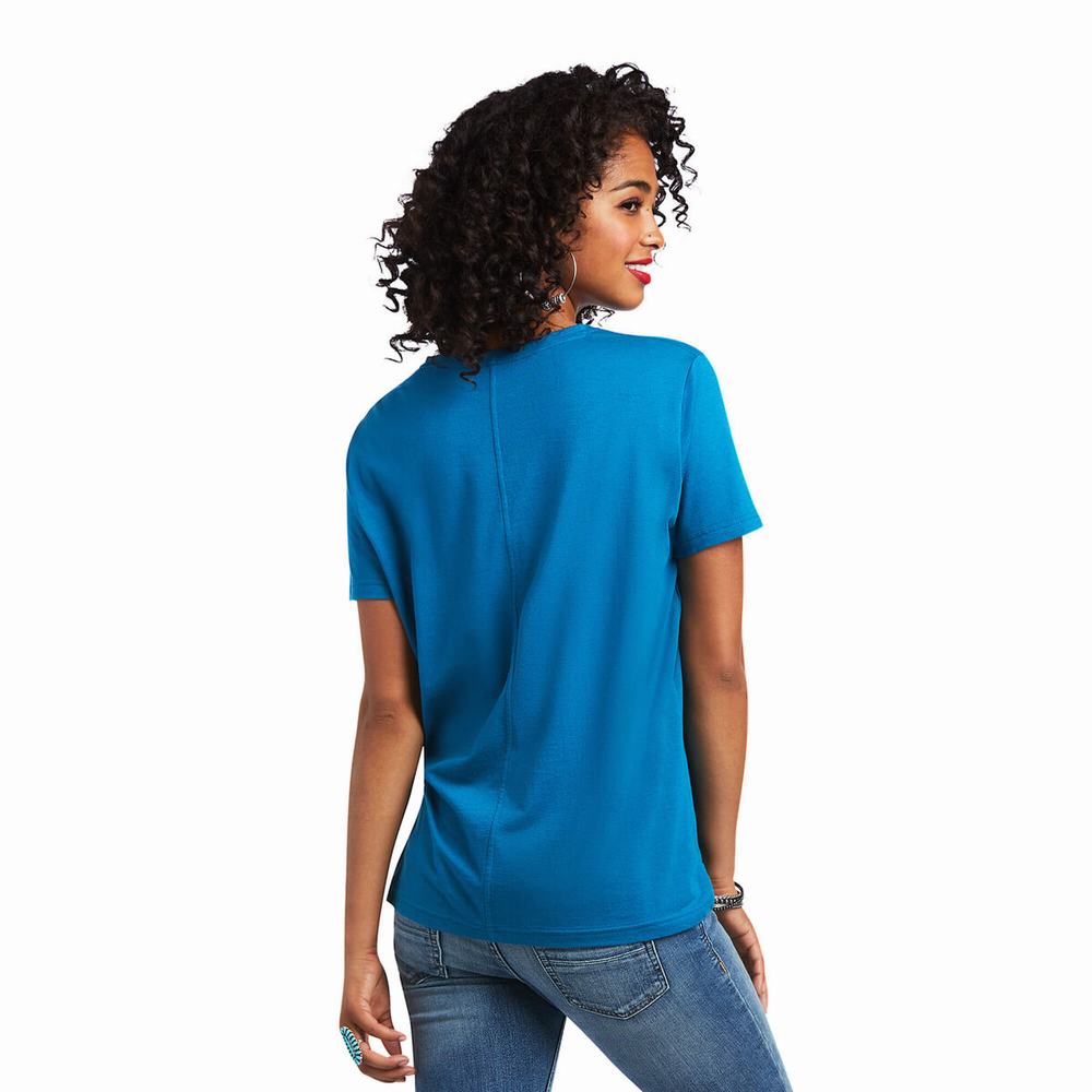 Top Ariat Element Donna Blu | IT035AIBM