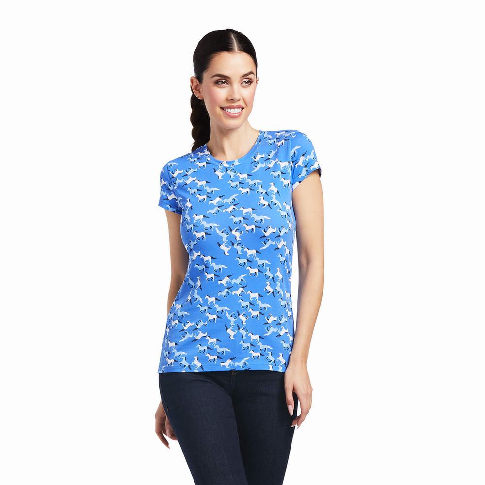 Top Ariat Gallop Donna Blu | IT561TVYW