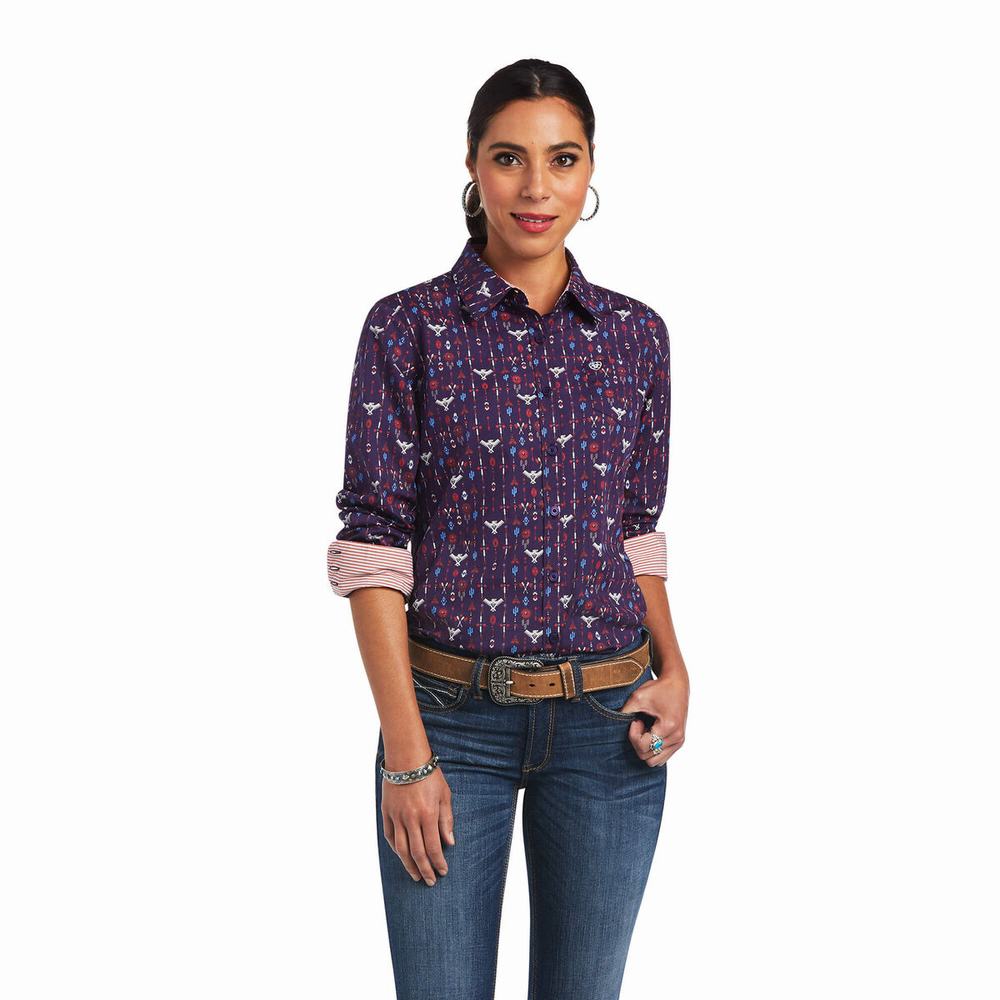 Top Ariat Kirby Stretch Donna Colorate | IT893DMYK