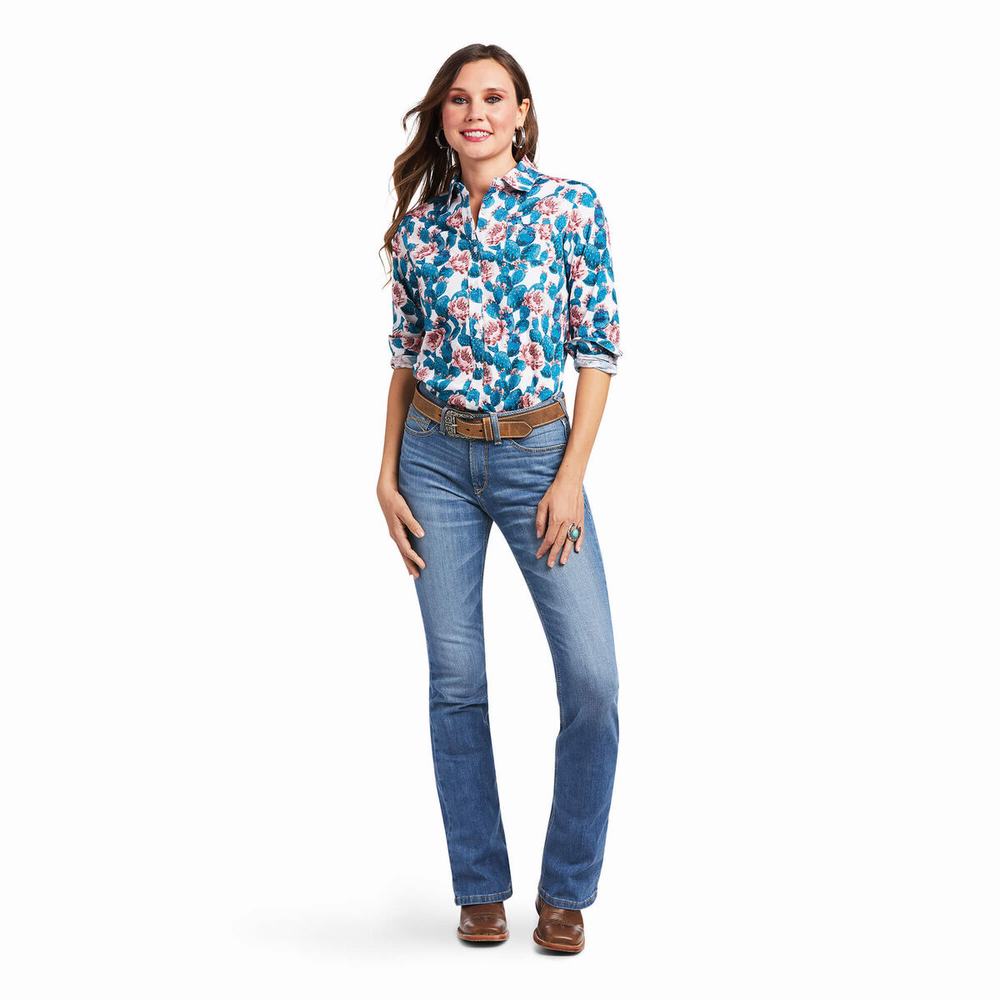 Top Ariat Kirby Stretch Donna Verdi | IT128GQAT