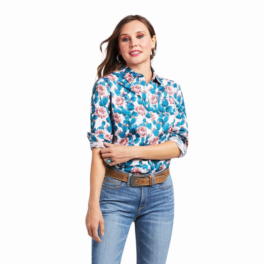 Top Ariat Kirby Stretch Donna Verdi | IT128GQAT