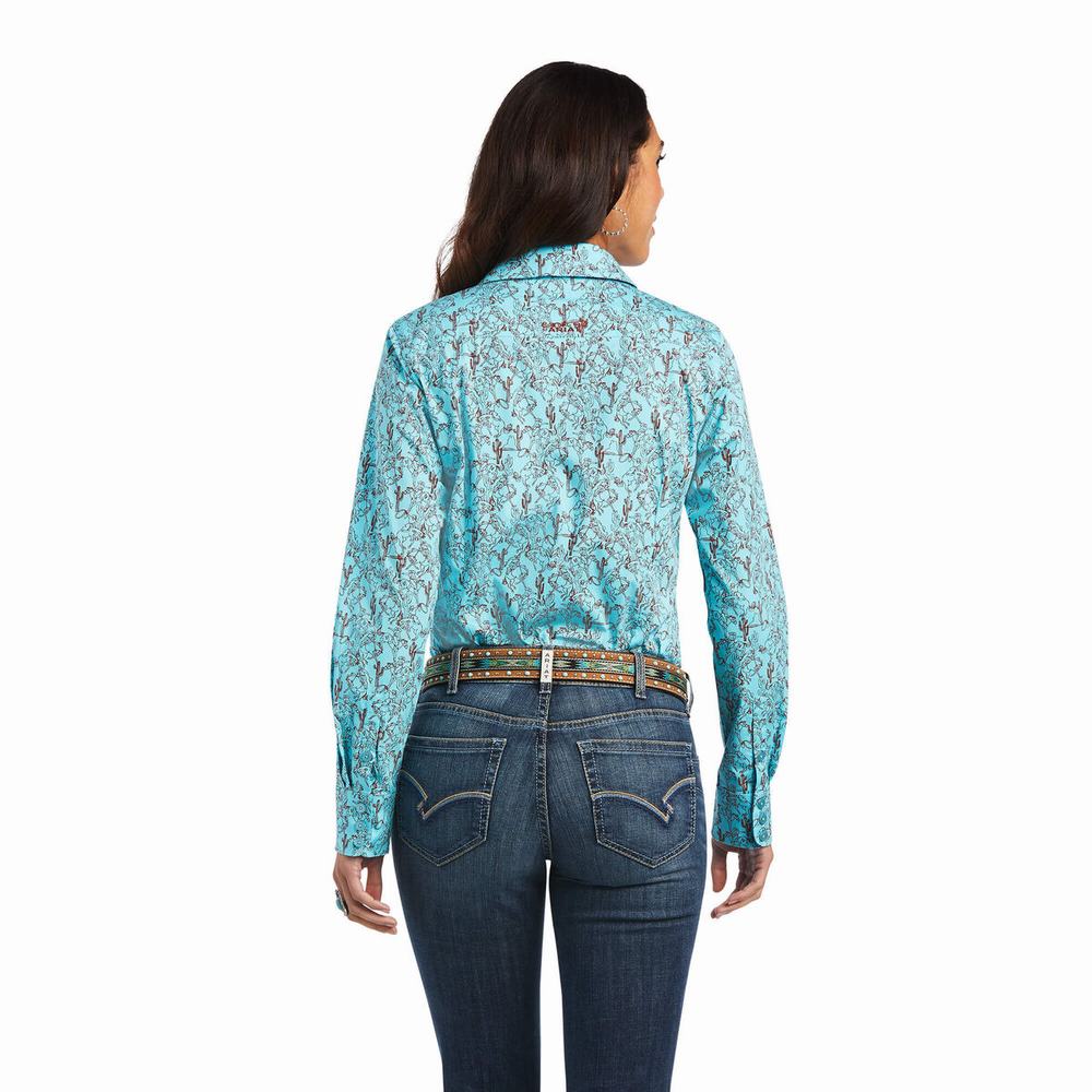 Top Ariat Kirby Stretch Donna Verdi | IT654SAHQ