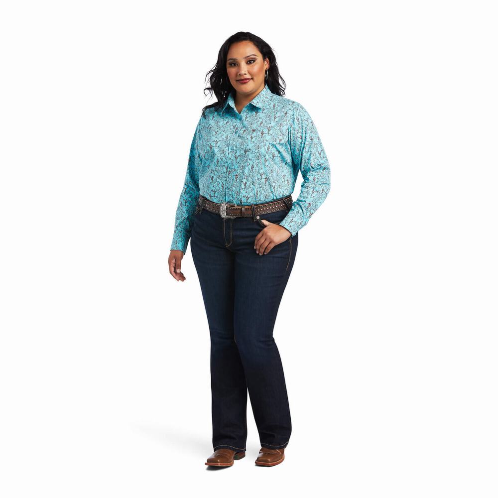 Top Ariat Kirby Stretch Donna Verdi | IT654SAHQ