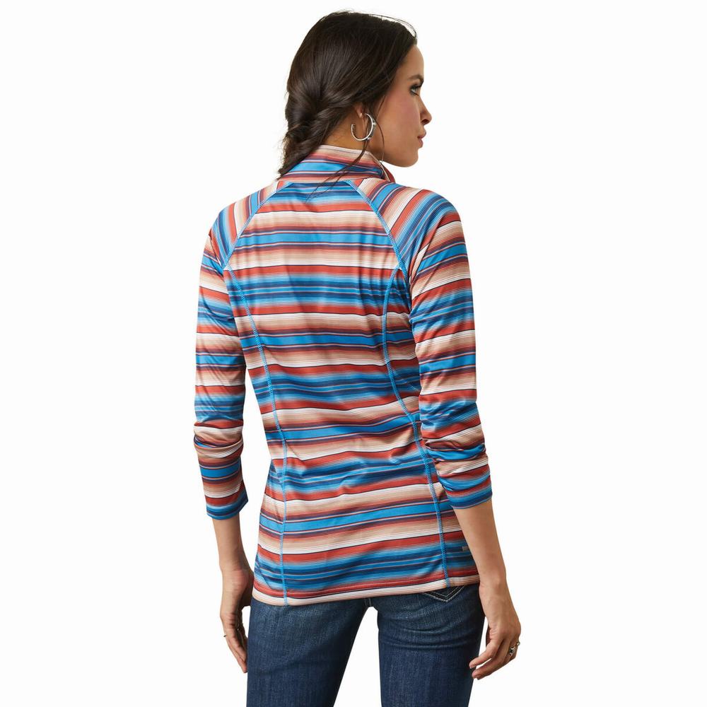 Top Ariat Laguna 1/4 Zip Donna Colorate | IT158TXOE