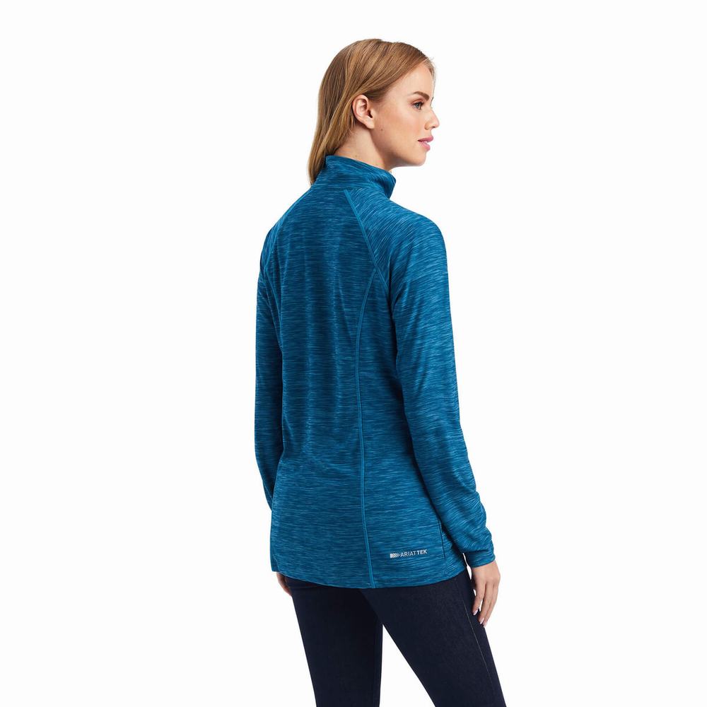 Top Ariat Laguna 1/4 Zip Donna Colorate | IT518YGEX