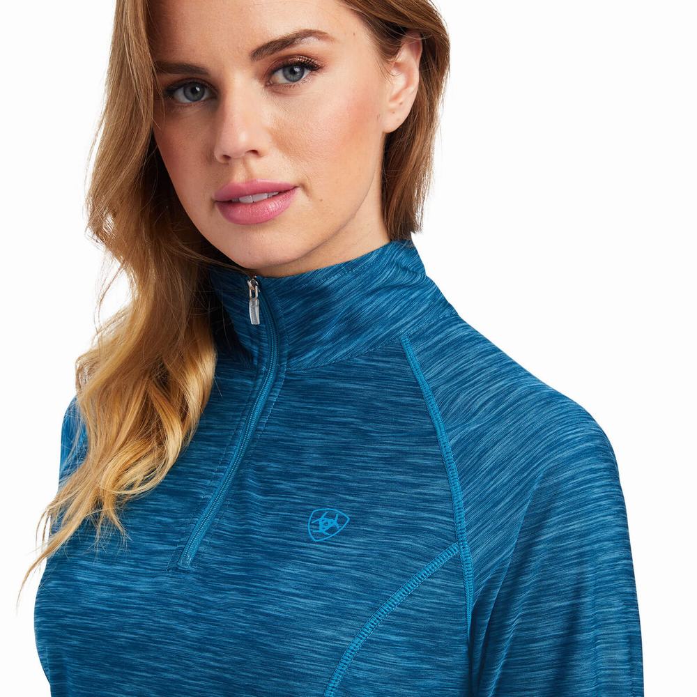 Top Ariat Laguna 1/4 Zip Donna Colorate | IT518YGEX