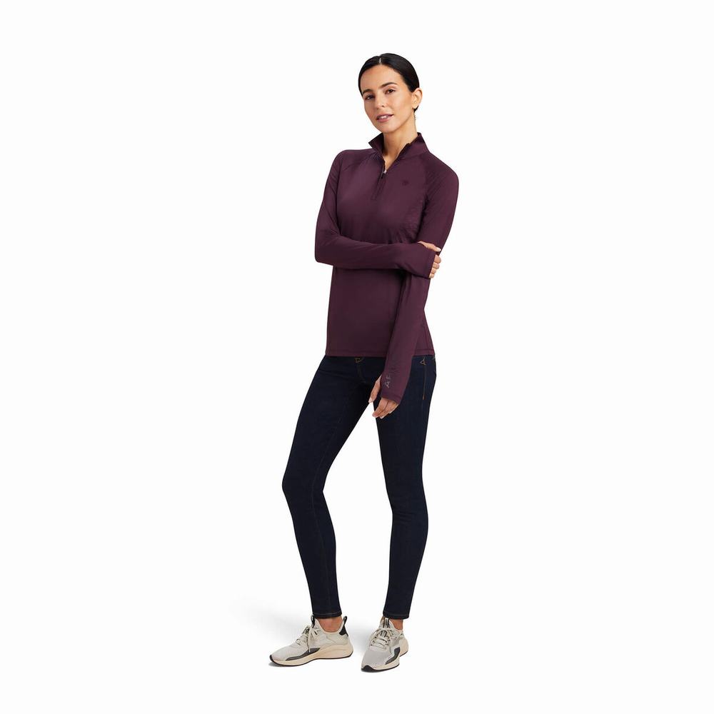 Top Ariat Lowell 2.0 1/4 Zip Donna Colorate | IT580UYXI