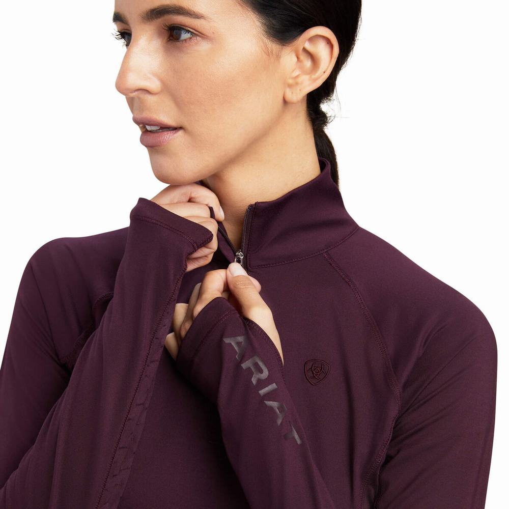 Top Ariat Lowell 2.0 1/4 Zip Donna Colorate | IT580UYXI