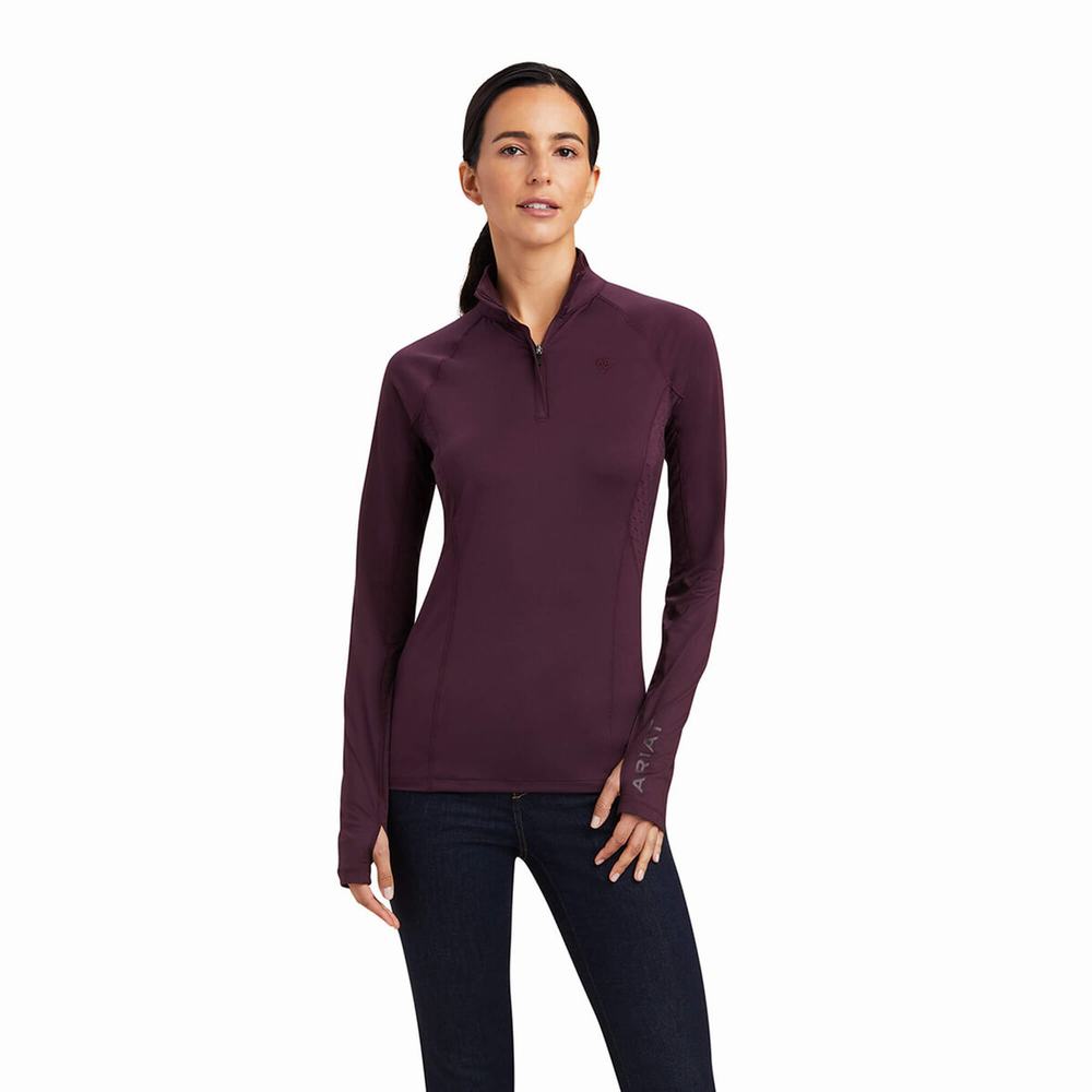 Top Ariat Lowell 2.0 1/4 Zip Donna Colorate | IT580UYXI