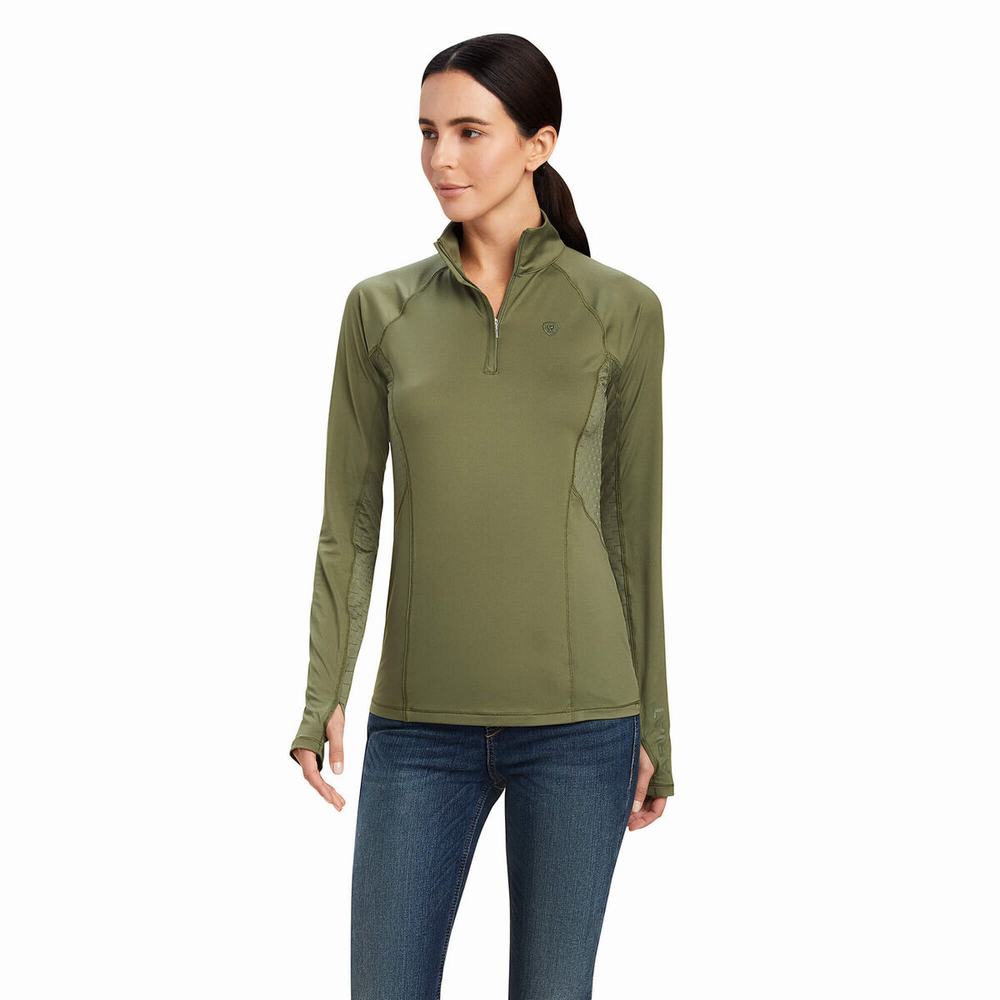 Top Ariat Lowell 2.0 1/4 Zip Donna Colorate | IT935IHSF