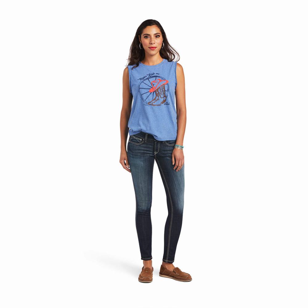 Top Ariat Mama Donna Blu | IT297TSPB