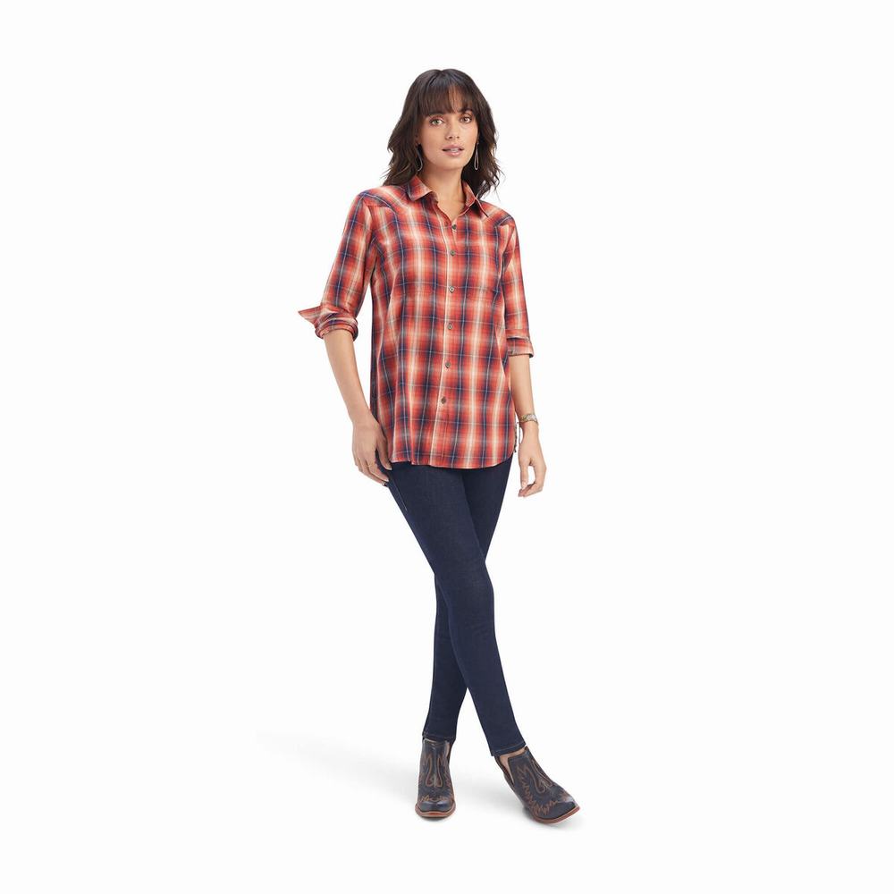 Top Ariat REAL Billie Rae Donna Arancioni | IT426ZMGH