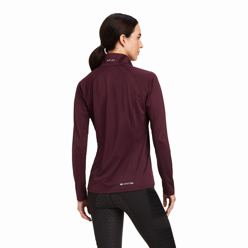 Top Ariat Sunstopper 2.0 1/4 Zip Donna Colorate | IT795CNTH