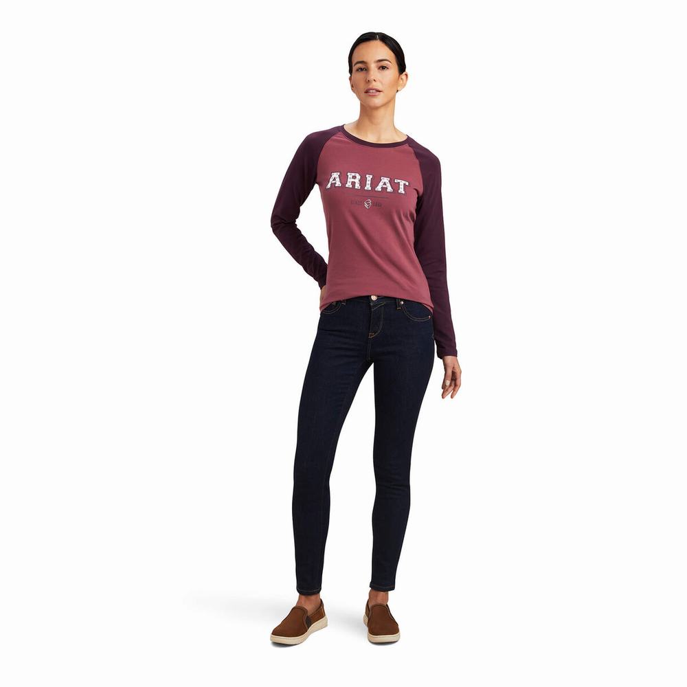 Top Ariat Varsity Donna Rosa | IT386CUZB