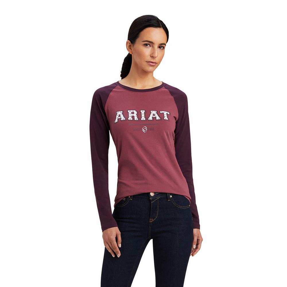 Top Ariat Varsity Donna Rosa | IT386CUZB