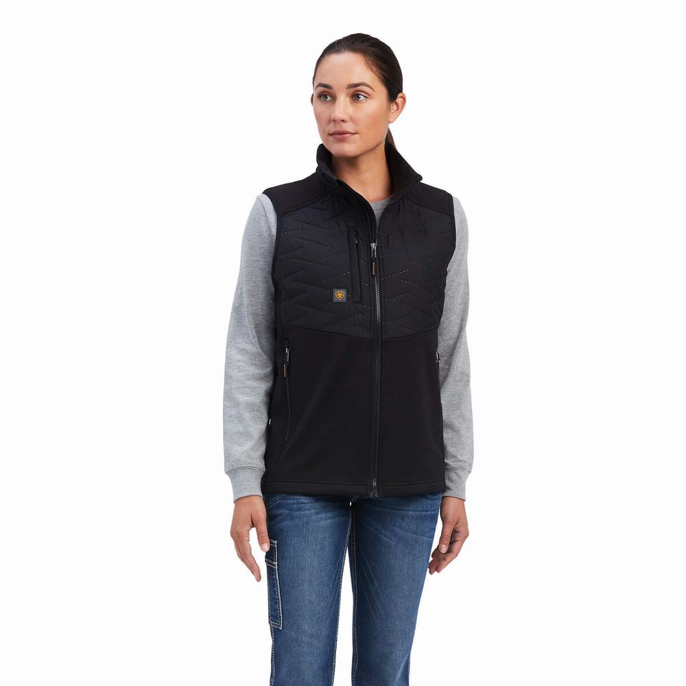 Vests Ariat Rebar Cloud 9 Donna Nere | IT058ZCTS