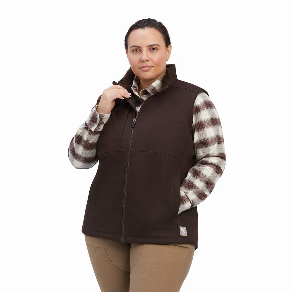 Vests Ariat Rebar DuraCanvas Insulated Donna Colorate | IT146NXJS