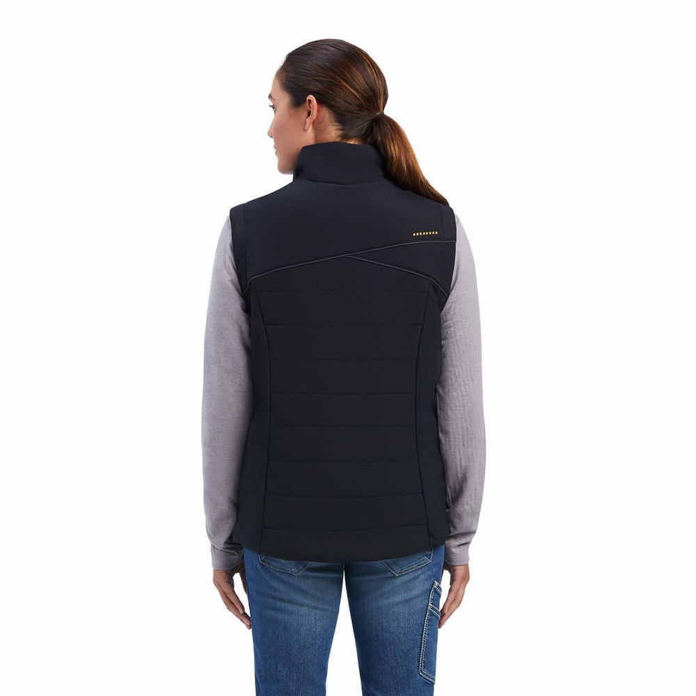 Vests Ariat Rebar Valkyrie Stretch Tela Insulated Donna Nere | IT216UBZD